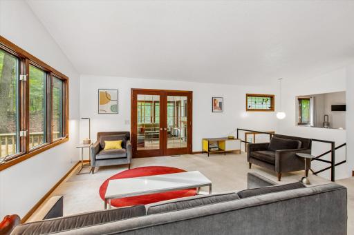 Nice separation from Sunroom if you choose