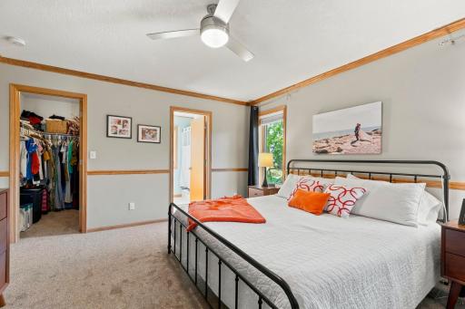 Primary Bedroom, w/ Large Walk-in Closet