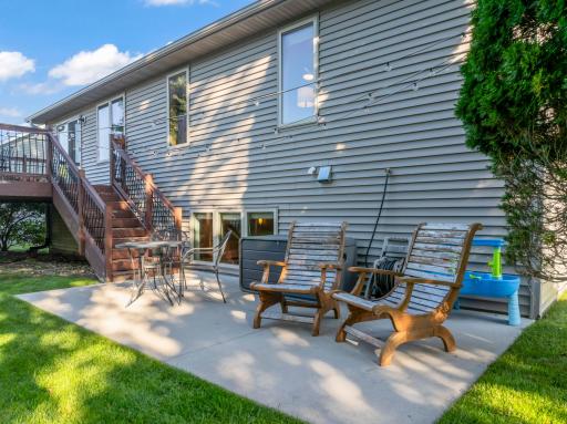 Deck with Large Patio