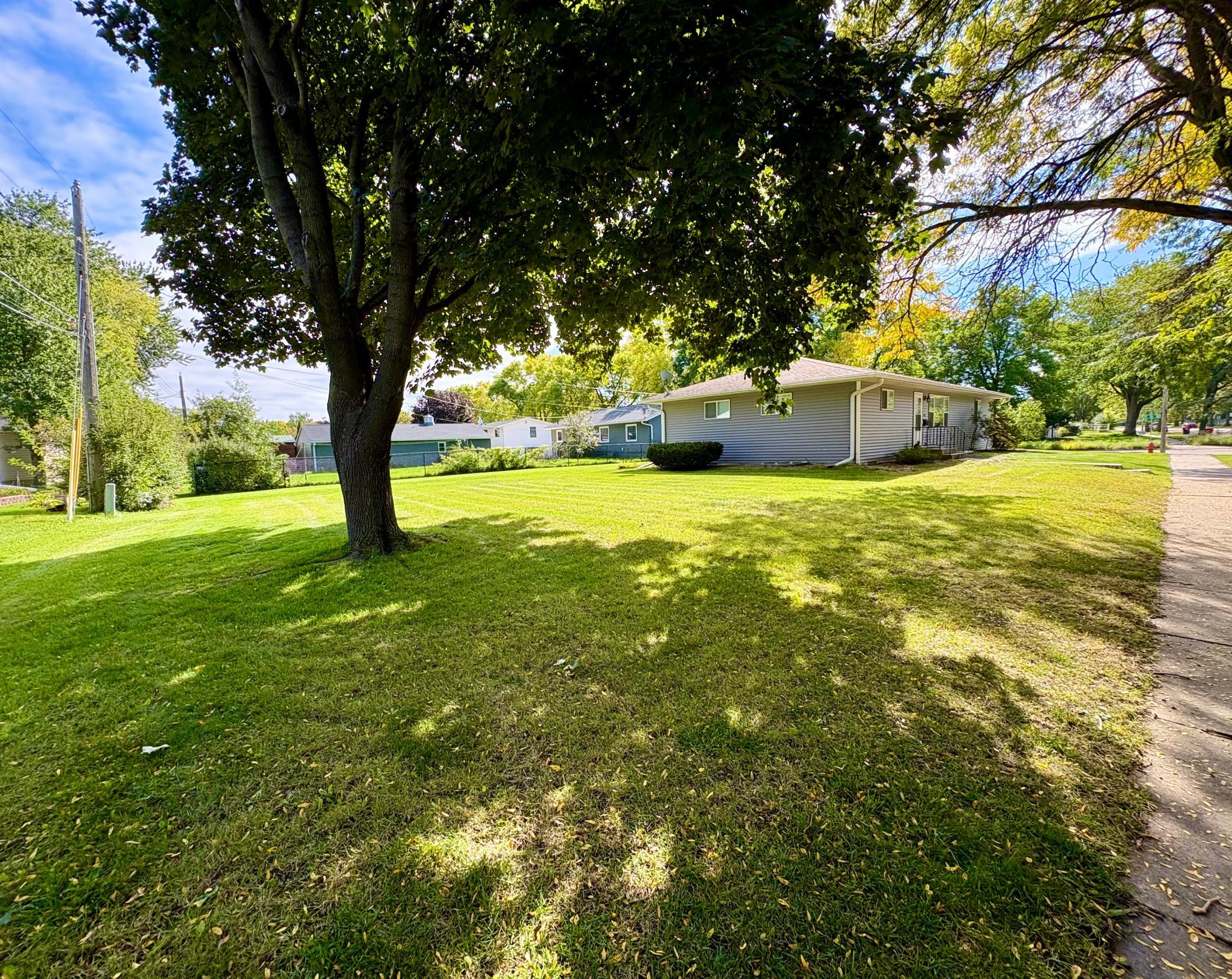 Side yard view