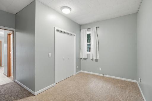 New main level bedroom has huge walk-in closet.