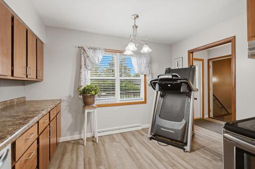 You can use this space for a dining table.