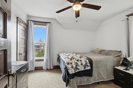 One of 3 spacious bedrooms on the upper level.