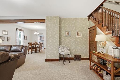 Nice open floor plan to back of the house.