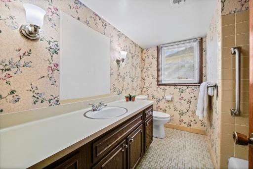 Full bathroom in lower level