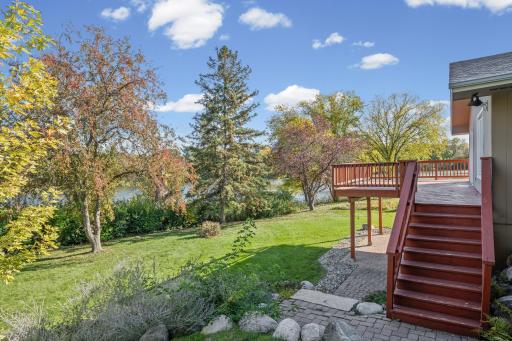 Large main floor deck