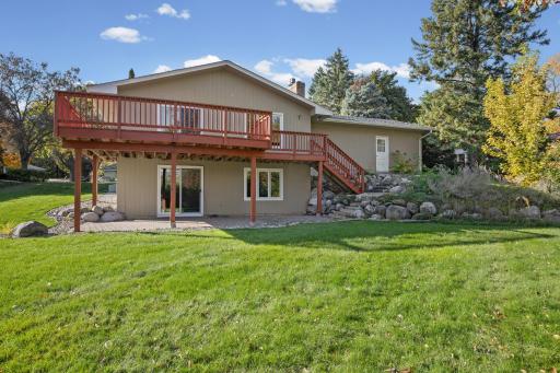 Paver patio and granite stairs