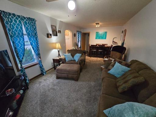Plenty of space in the main floor living/dining area!