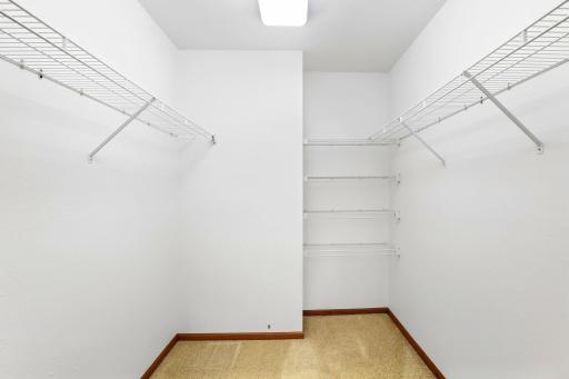 Also with a walk in closet