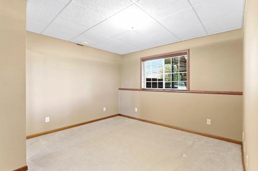 Guest bedroom in lower level