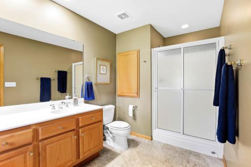 3/4 bathroom for primary