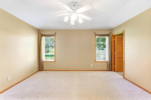 Primary bedroom with private ensuite