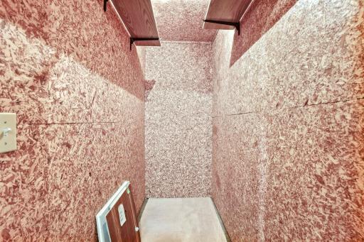 There is even a cedar lined closet!