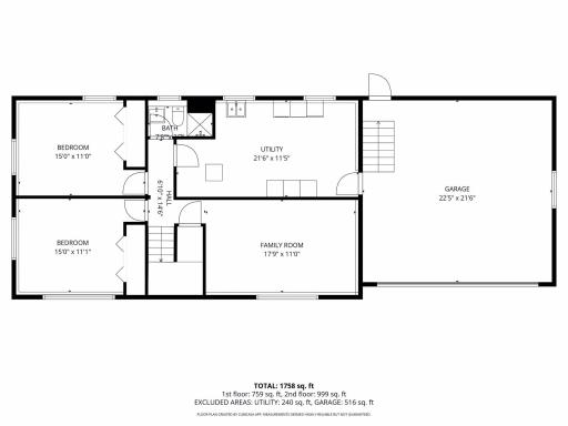 Lower-level floor plan