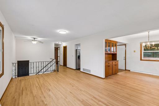 Spacious and open main-level living area