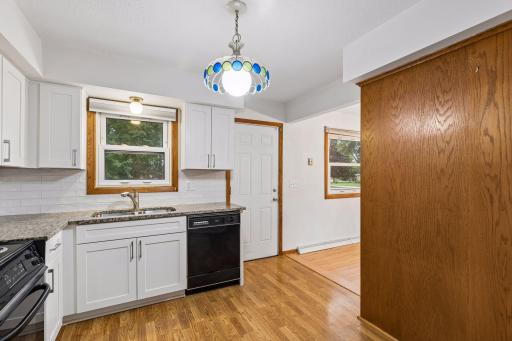 Enough space for eat-in kitchen