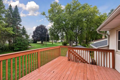 Great deck for entertaining