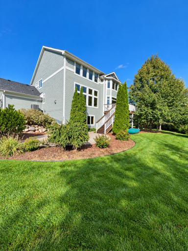 Walkout with private backyard