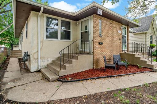 Entry to 5749 Bloomington Ave., Minneapolis, MN.