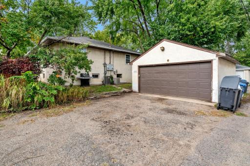 Two-car garage has historically been for the 5749 Bloomington Ave. unit.