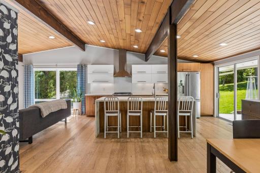 Seamless Kitchen, Living, and Dining Room