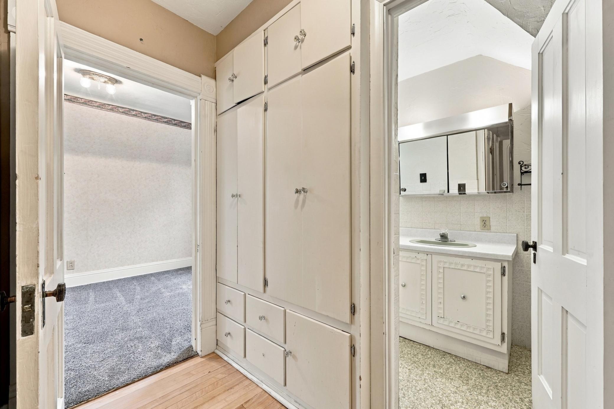 Bedroom #3 and Bathroom #4 Entrances