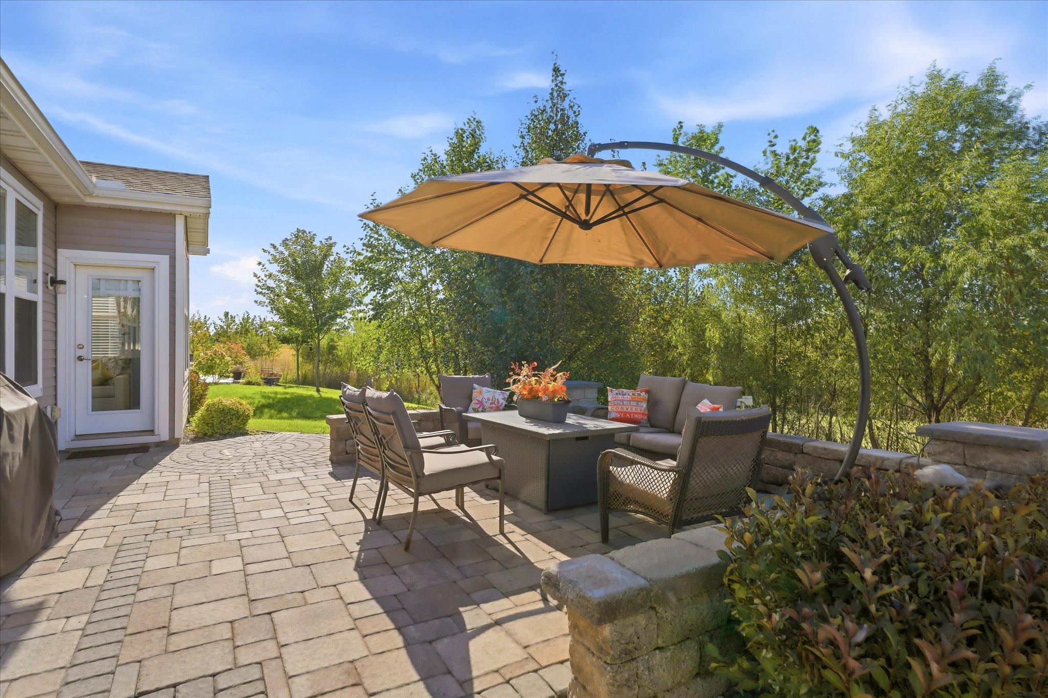 Private Paverstone Patio