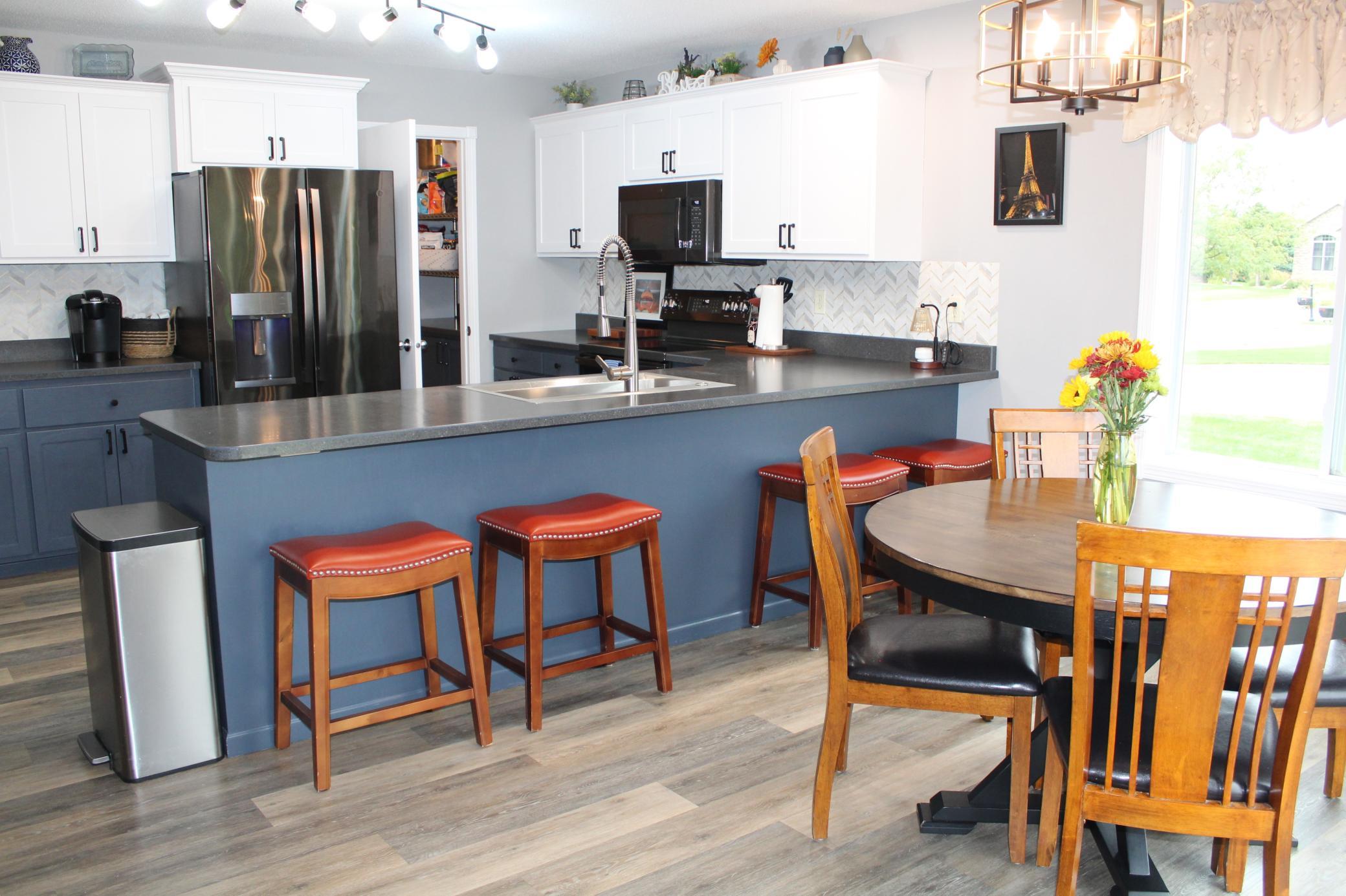 Large kitchen island