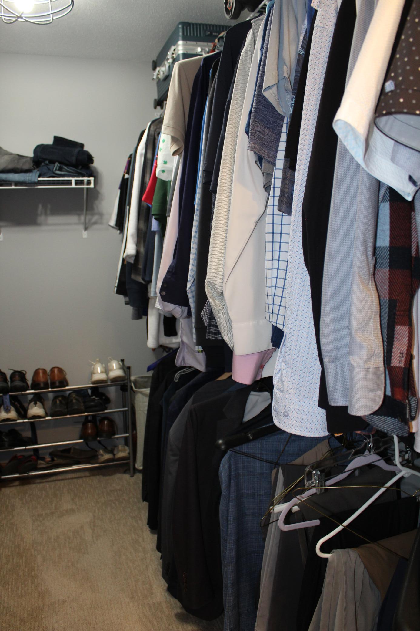 Primary closet