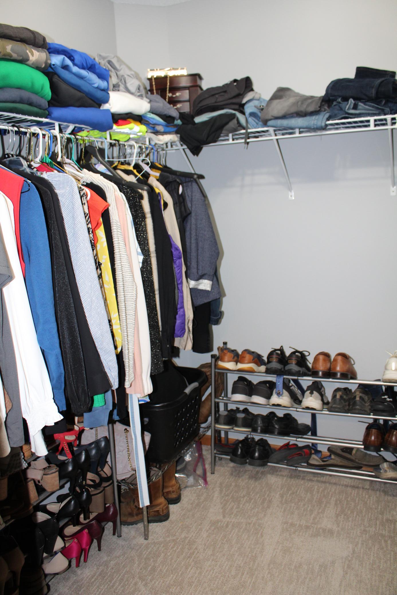 Primary closet