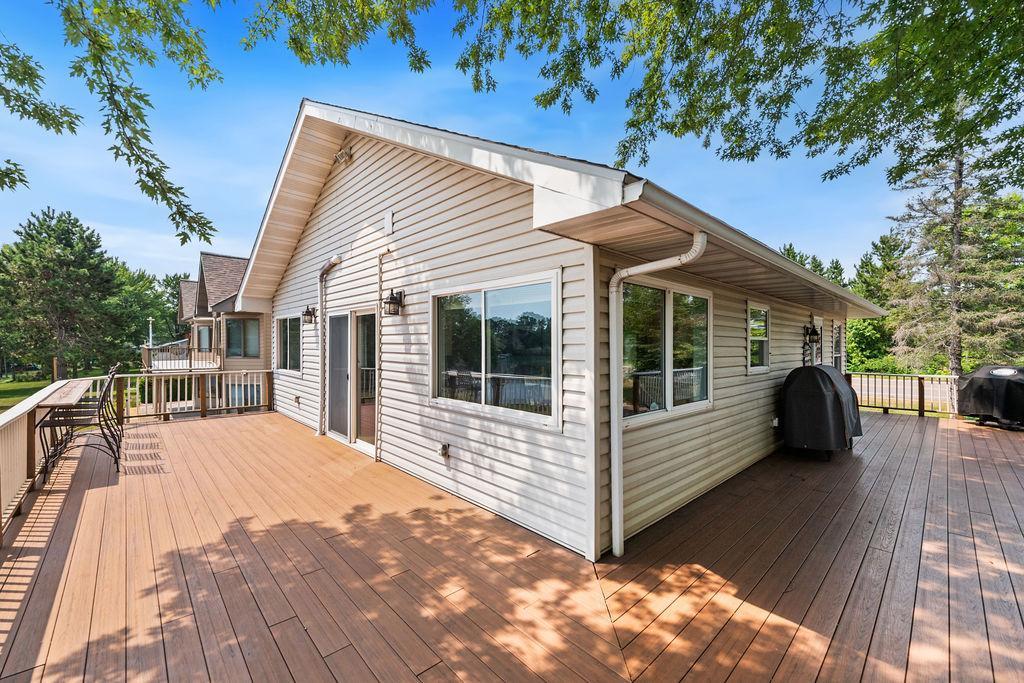 Wrap around deck