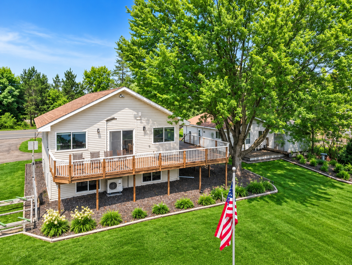 Summer isn't the only time to enjoy this property - there's miles and miles of side by side trails, hunting and great ice fishing!