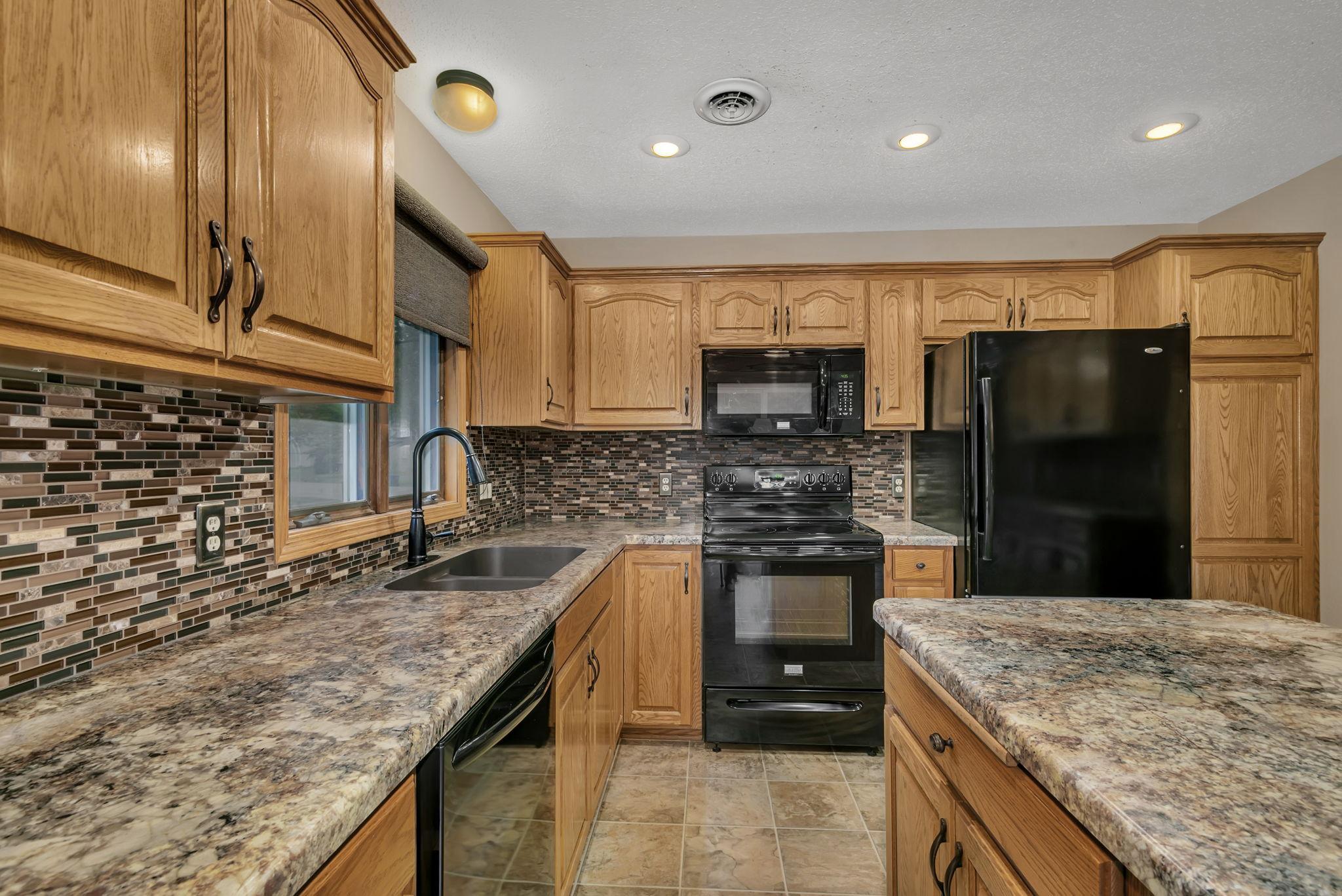 Tile backsplash