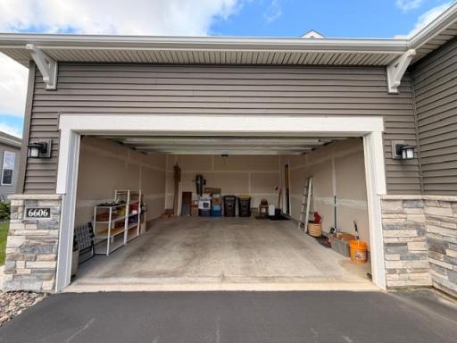 Large 2 car garage