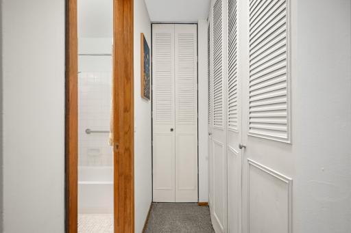 Plenty of closet space for keeping everything organized.