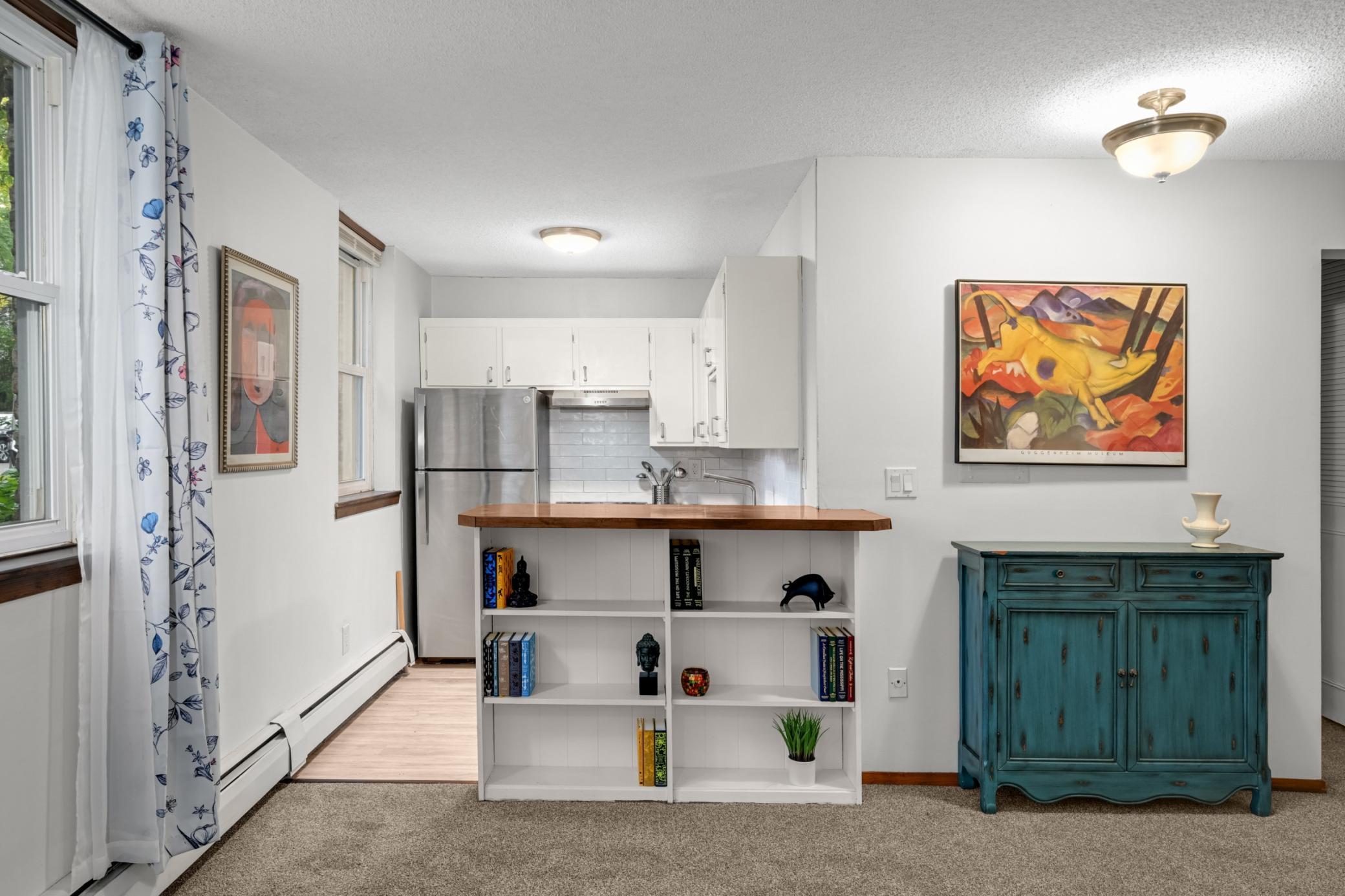 Bright, inviting living space.