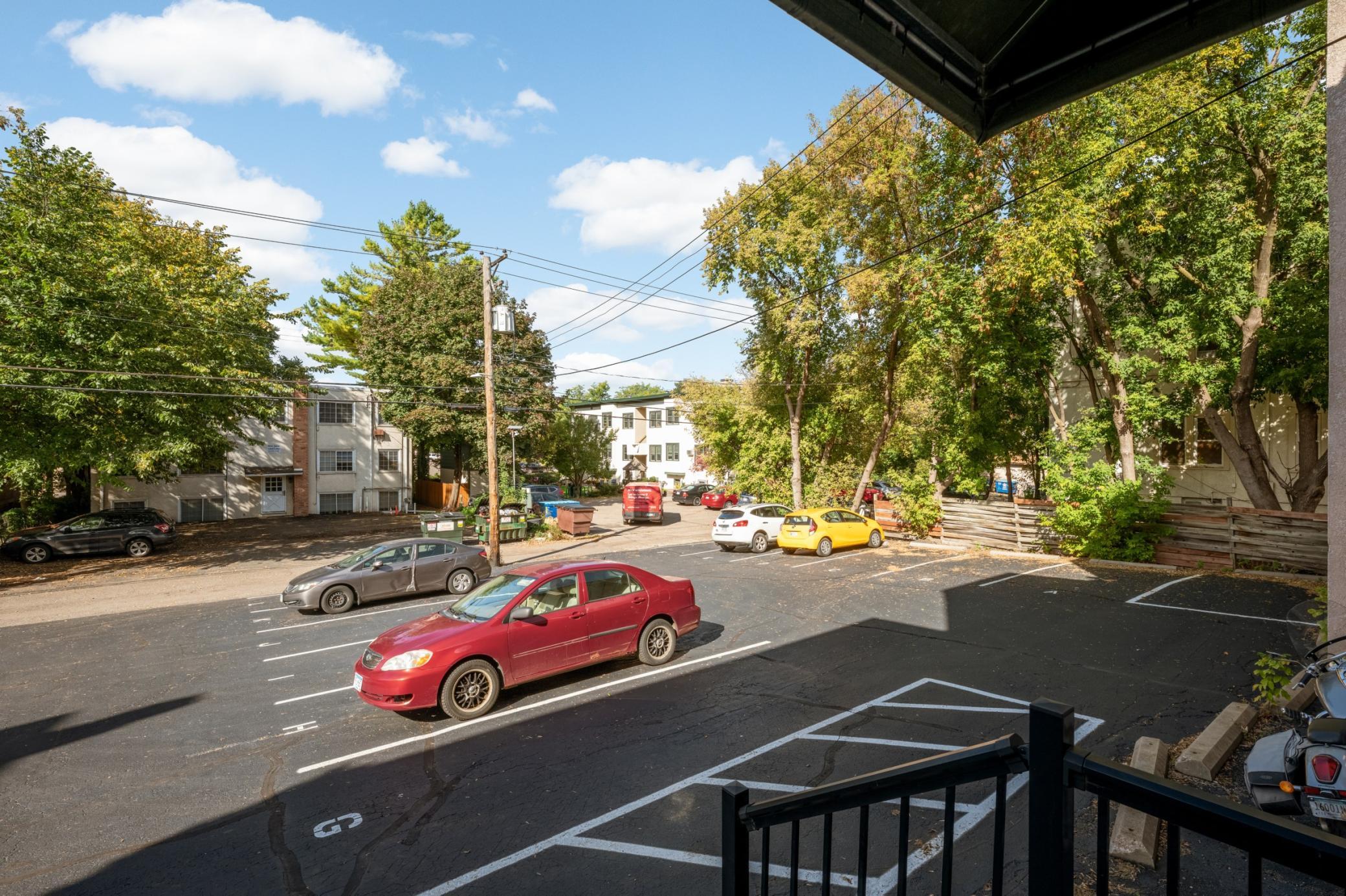 One off-street parking space is included.