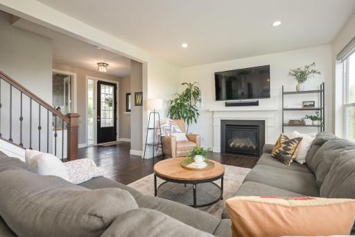 Open-concept design with seamless main-level flow