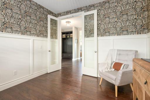 Beautiful hardwood flooring and timeless details throughout this home