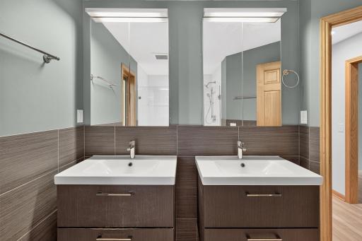 Updated primary bathroom!