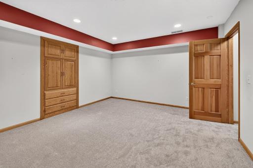 Bonus room in lower level