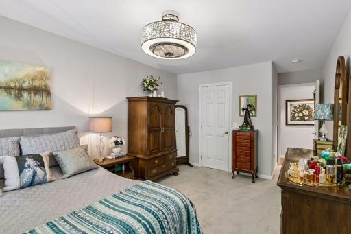 Plenty of room for end tables and armoires, etc...