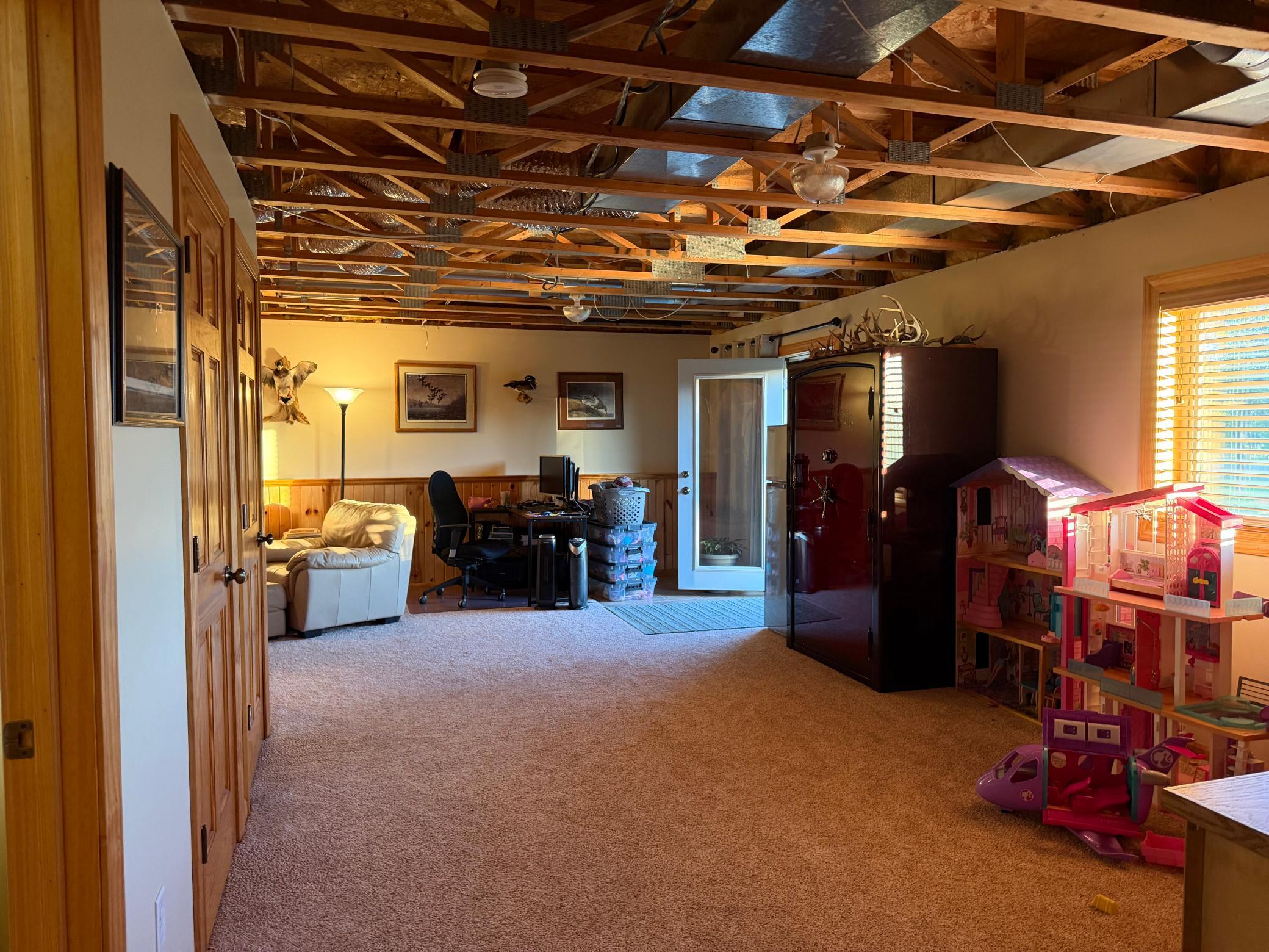 Family room walkout