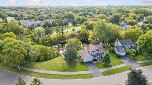 Home offers a large backyard and side yard situated on a spacious .38-acre lot.