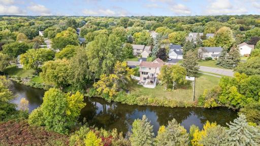 Home backs to a stunning pond, creating a private backyard setting and the perfect spot for an ice rink in the winter.
