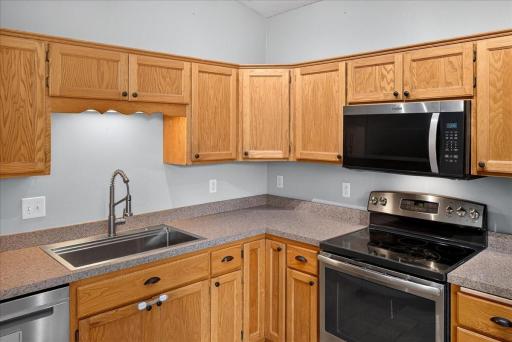 Spacious Kitchen with Ample Cabinet Storage