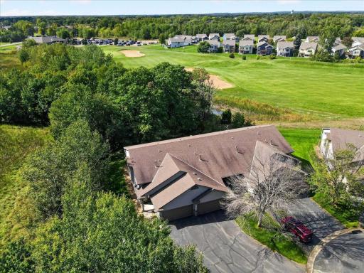 End-Unit Townhome with Added Privacy. Surrounded by mature trees. end of the road location.