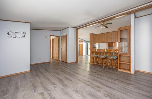 Additional views of kitchen from living room