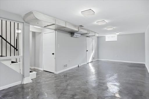 Bonus space downstairs! The finished lower level gives you room to spread out for movie nights, hobbies, workouts or a home office.