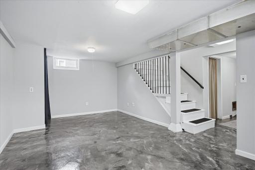 The lower level adds valuable flexibility beyond the home's main-floor living spaces.